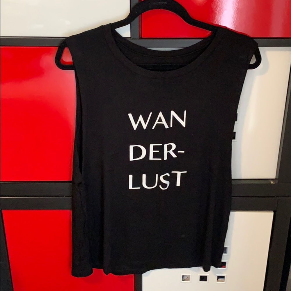 BarreSocks wanderlust muscle tank